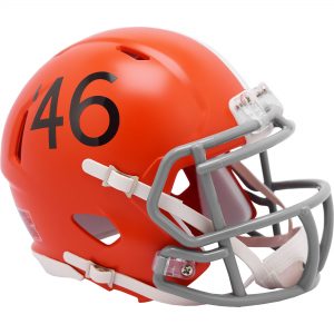 Cleveland Browns Riddell 2021 Season Throwback Logo Speed Mini Helmet