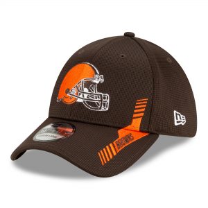 Cleveland Browns New Era 2021 NFL Sideline Home 39THIRTY Flex Hat