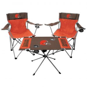 Cleveland Browns Rawlings Tailgate Table & Chairs Set
