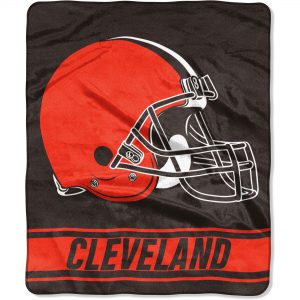 Cleveland Browns The Northwest Company Stabilize Raschel Plush Throw Blanket