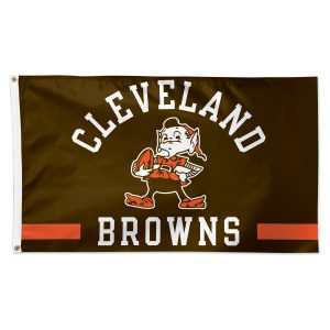 Cleveland Browns WinCraft 3′ x 5′ Classic Logo 1-Sided Deluxe Flag