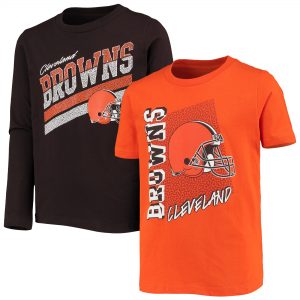 Cleveland Browns Youth For the Love of the Game T-Shirt Combo Set