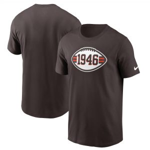 Men’s Cleveland Browns Nike Brown 75th Anniversary 1946 T-Shirt