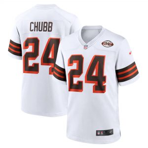 Nick Chubb Cleveland Browns Nike 1946 Collection Alternate Game Jersey